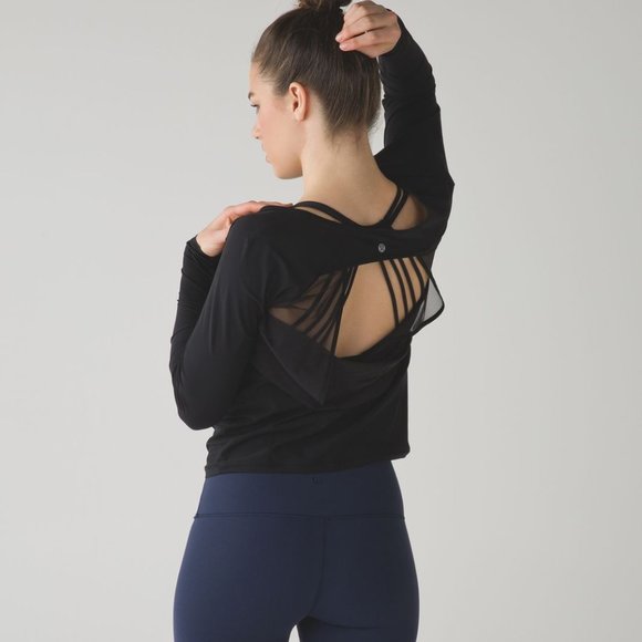***Lululemon If You're Lucky Long Sleeve Tee II*** - Picture 2 of 7